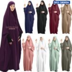 Muslim Women Hijab Dress Prayer Garment Jilbab Abaya Long Khimar Full Cover Ramadan Gown Abayas