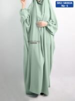 Muslim Women Hijab Dress Prayer Garment Jilbab Abaya Long Khimar Full Cover Ramadan Gown Abayas - Image 3