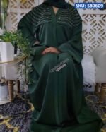 Zoom Fabric Luxury handicraft Abaya collection sku: 580609 - Image 2