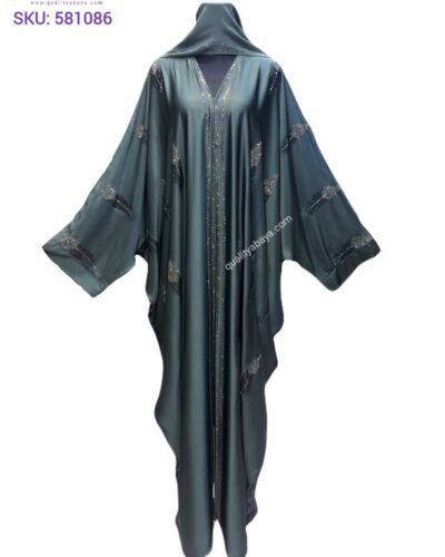 Premium Stonework Dubai Abaya – Wholesale Islamic Clothing Manufacturer