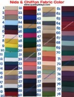 Nida color chart
