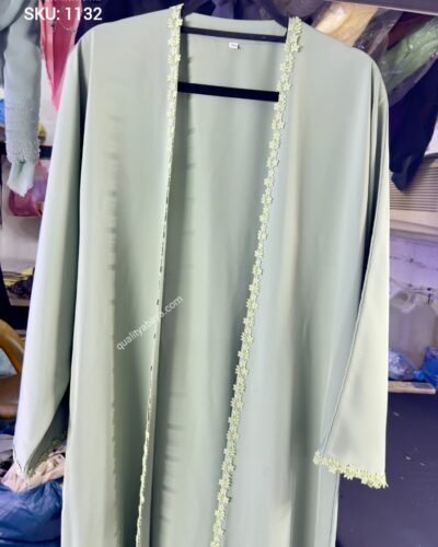 High-Quality Korean Nida Fabric Dubai Abaya Wholesale – New Arrivals Abaya