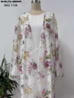 Luxury Korean Nida Embroidery Abaya – Wholesale Dubai Designs for USA & Europe