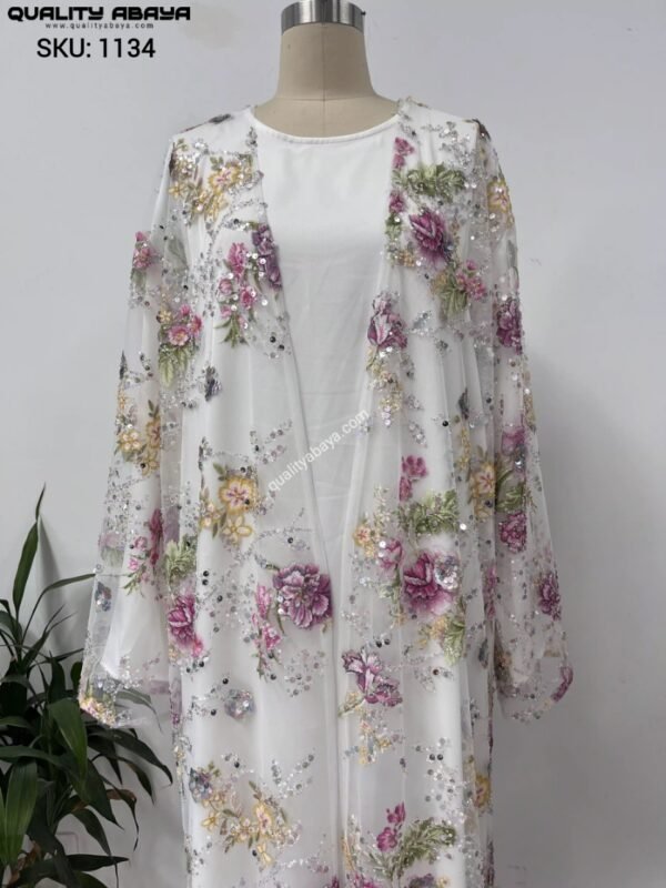 Luxury Korean Nida Embroidery Abaya – Wholesale Dubai Designs for USA & Europe