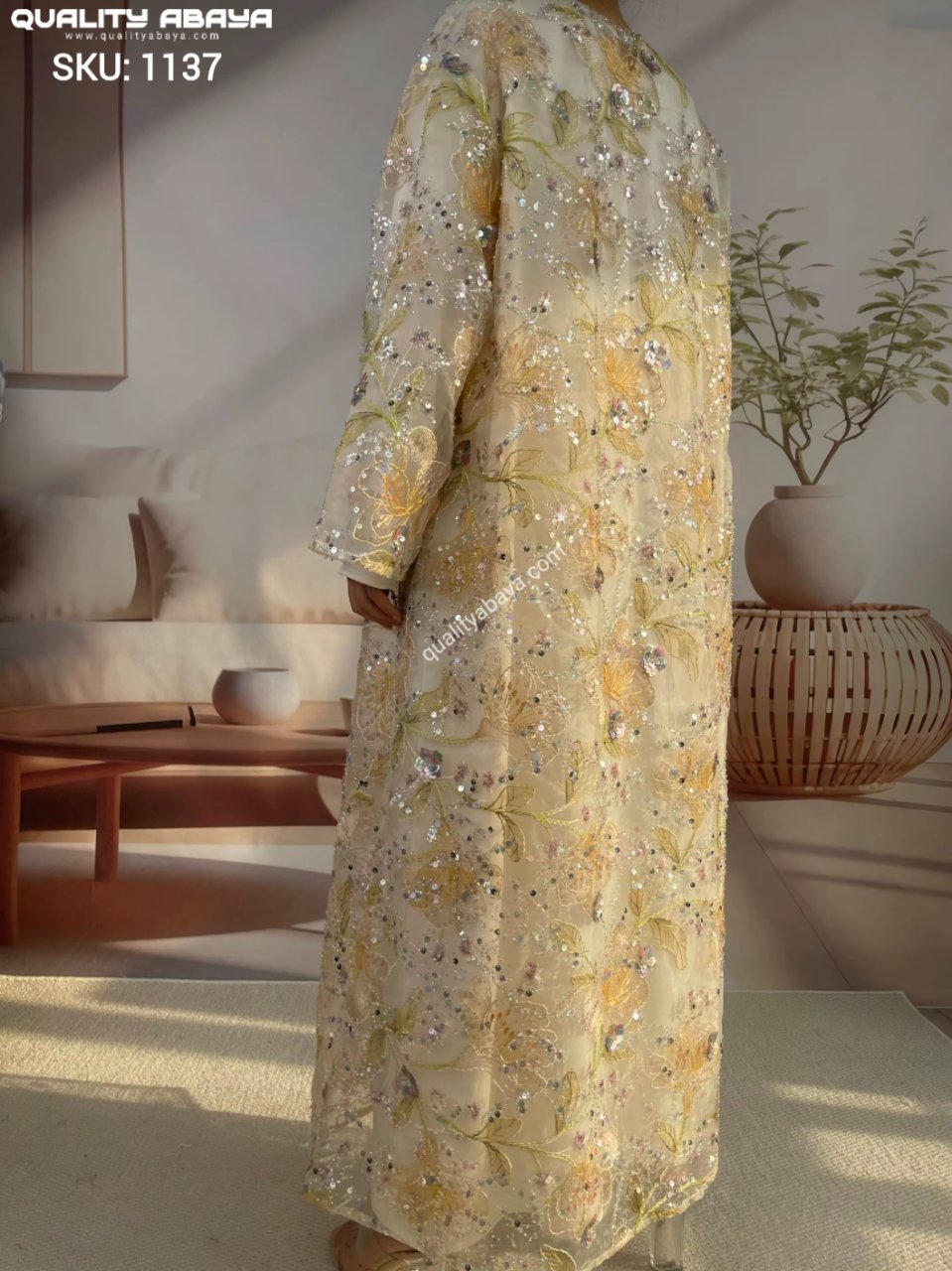 Dubai Luxury Embroidery Abaya Wholesale – Korean Nida Fabric for Retailers 1137 Dubai Luxury Embroidery Abaya Wholesale – Korean Nida Fabric for Retailers