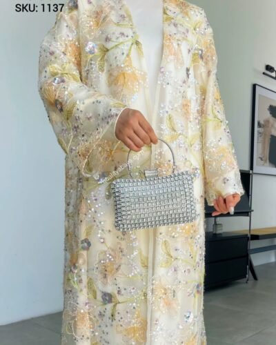 Dubai Luxury Embroidery Abaya Wholesale – Korean Nida Fabric for Retailers