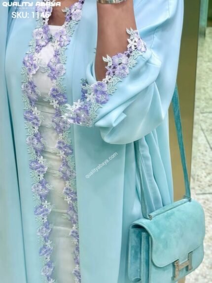 Luxury Korean Nida Fabric Abaya – Premium Dubai Wholesale Collection