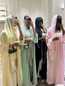 High-Quality Korean Nida Fabric Dubai Abaya Wholesale – New Arrivals Abaya