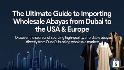 The Ultimate Guide to Importing Wholesale Abayas from Dubai to the USA & Europe