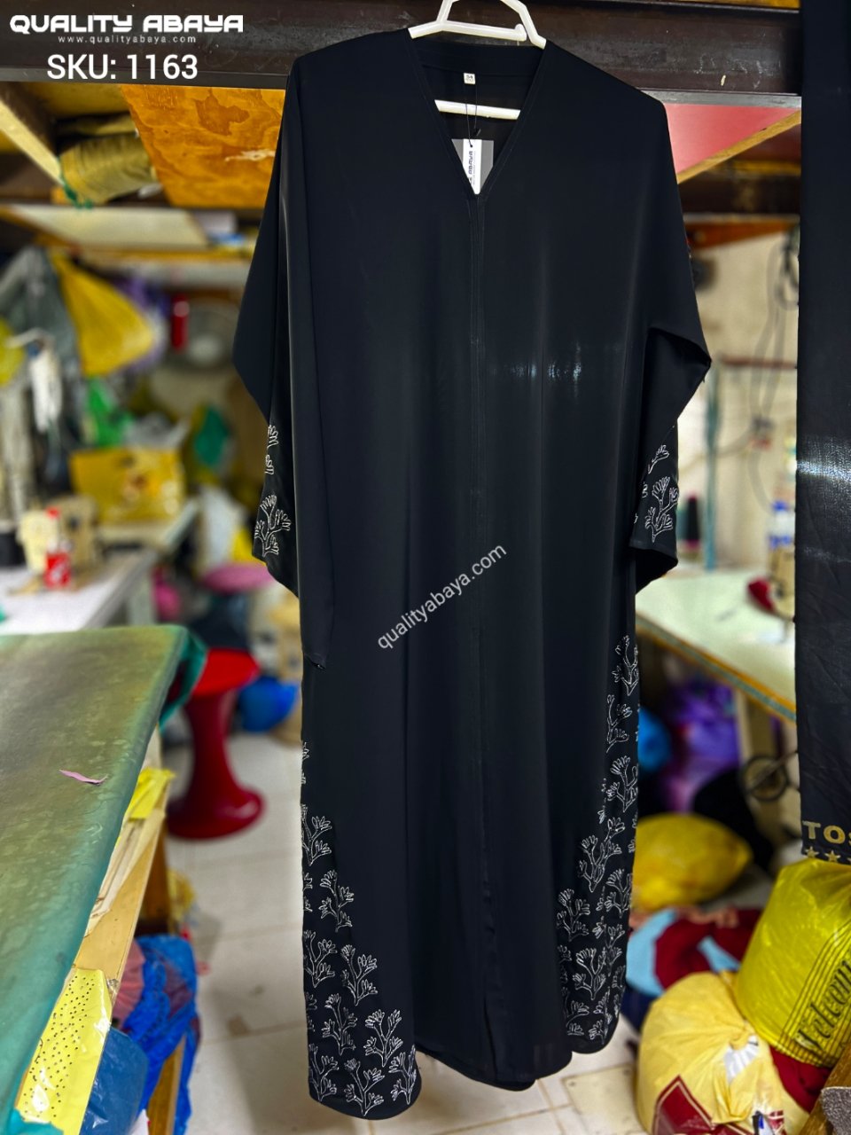 1163 Exclusive Korean Nida Abaya Wholesale – Elegant Designs for Retail Stores - Image 1