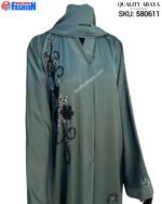 Zoom Fabric Luxury handicraft Abaya collection sku: 580611