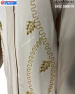 Zoom Fabric new handicraft Dubai Arabian Abaya Design sku: 580619 - Image 2