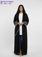 Dubai Luxury Abaya Wholesale – Korean Nida Embroidery Designs for Europe