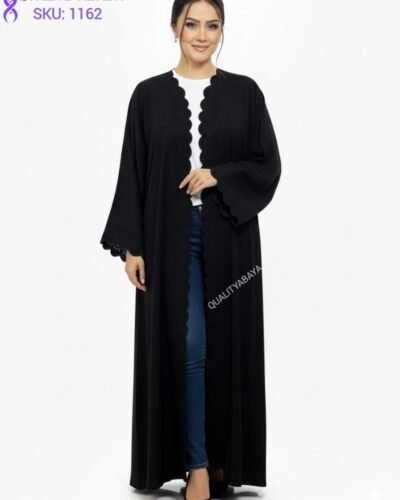 Luxury Black Dubai Abaya Wholesale – Premium Fabric | Factory Price