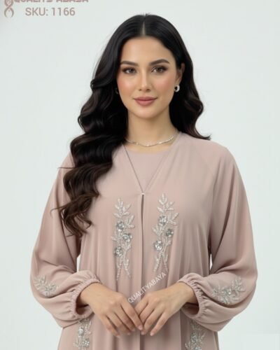 Umbrella cut Handwork Dubai Abaya – Wholesale abaya Collection