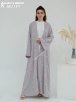 Full Abaya Embroidered Dubai Abaya – Wholesale abaya design