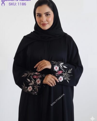 Elegant Hand Embroidery Abaya – Dubai Wholesale Supplier