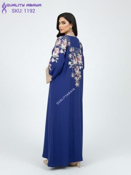 Flower design Embroidery Abaya – Wholesale Dubai abaya Collection