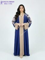 Flower design Embroidery Abaya – Wholesale Dubai abaya Collection
