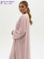 Korean Nida Fabric Handicraft dubai abaya design at wholesale prices Handicraft simple dubai abaya design at wholesale prices