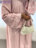Korean Nida Fabric Handicraft dubai abaya design at wholesale prices Handicraft simple dubai abaya design at wholesale prices