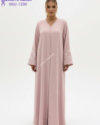 Korean Nida Fabric Handicraft dubai abaya design at wholesale prices Handicraft simple dubai abaya design at wholesale prices