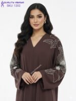 Korean Nida Fabric Abaya – Elegant Dubai Wholesale Abaya Design