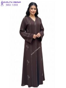 Poka Fabric Abaya – Elegant Dubai Wholesale Abaya Design