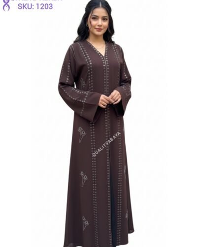 Poka Fabric Abaya – Elegant Dubai Wholesale Abaya Design