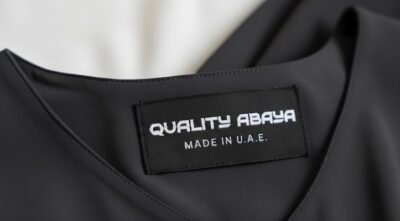 Custom private Brand name logo Waven Label