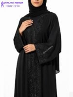 Elegant Black Abaya – Luxury Modest Wear for Occasion