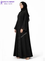 Elegant Black Abaya – Luxury Modest Wear for Occasion