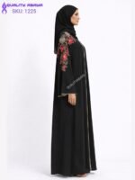Floral Embroidered Dubai Abaya – Premium Occasion Modest Wear