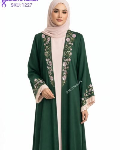 Luxury Embroidery Abaya – Elegant Dubai Modest Wear for Women