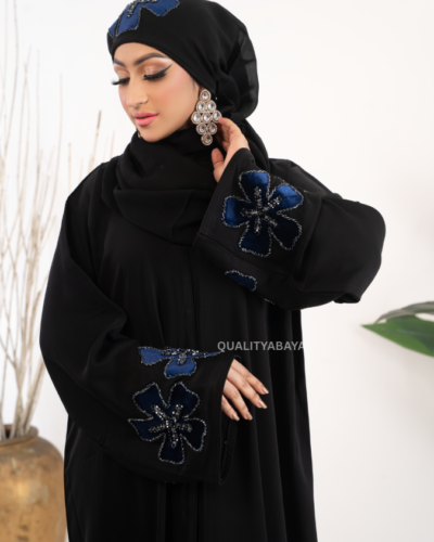 Designer floral Handcrafted Abaya – Premium Dubai Wear for Women