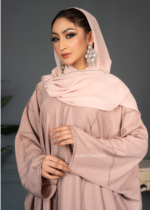 Butterfly Stonework Abaya – Soft & Comfortable Everyday Wear