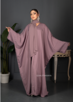 Butterfly Open Abaya – Elegant Handicraft Modest Fashion Collection
