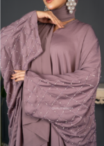 Butterfly Open Abaya – Elegant Handicraft Modest Fashion Collection