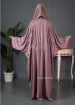 Butterfly Open Abaya – Elegant Handicraft Modest Fashion Collection